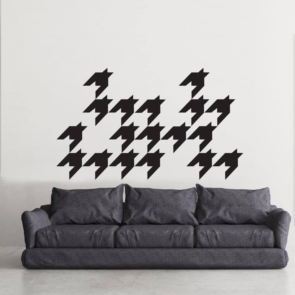 Stencil1 1 Large Houndstooth Repeat Pattern Stencil
