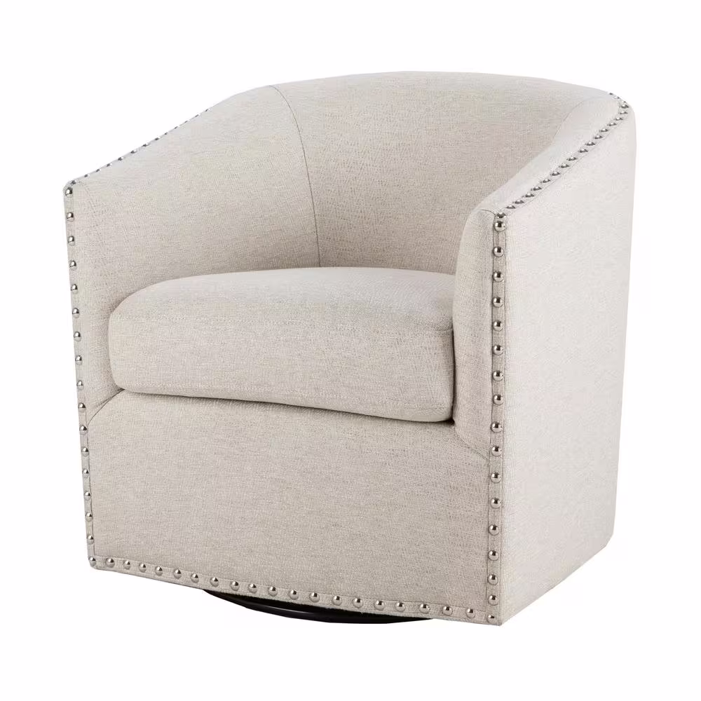 Madison Park Memo Natural Multi 360Â° Swivel Chair