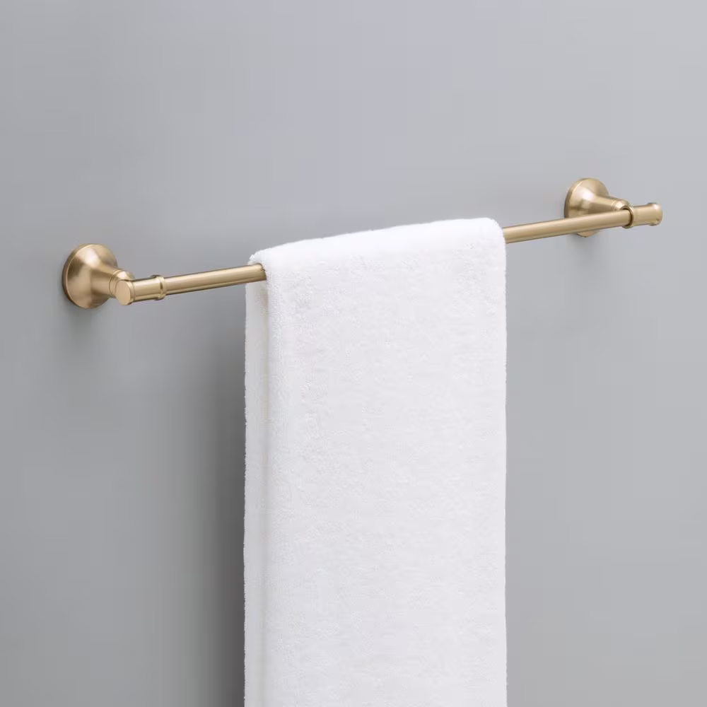 Delta Chamberlain 24 in. Wall Mount Towel Bar in Champagne Bronze