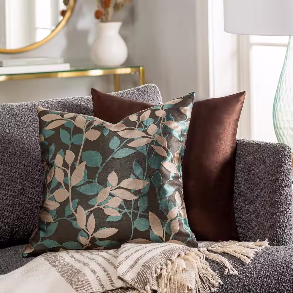 Artistic Weavers Encelia Beige 18 in. x 18 in. Square Pillow Cover