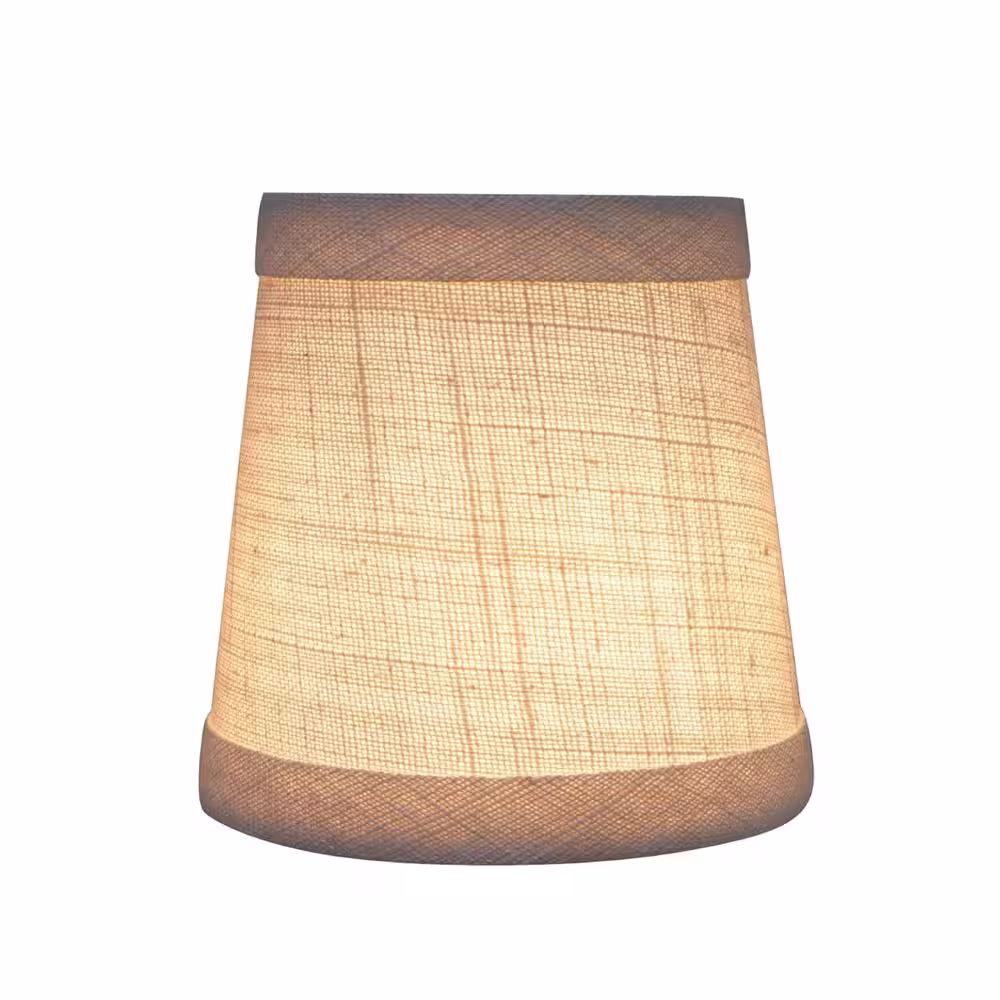 Aspen Creative Corporation 4 in. x 4 in. Off White Hardback Empire Lamp Shade (5-Pack)