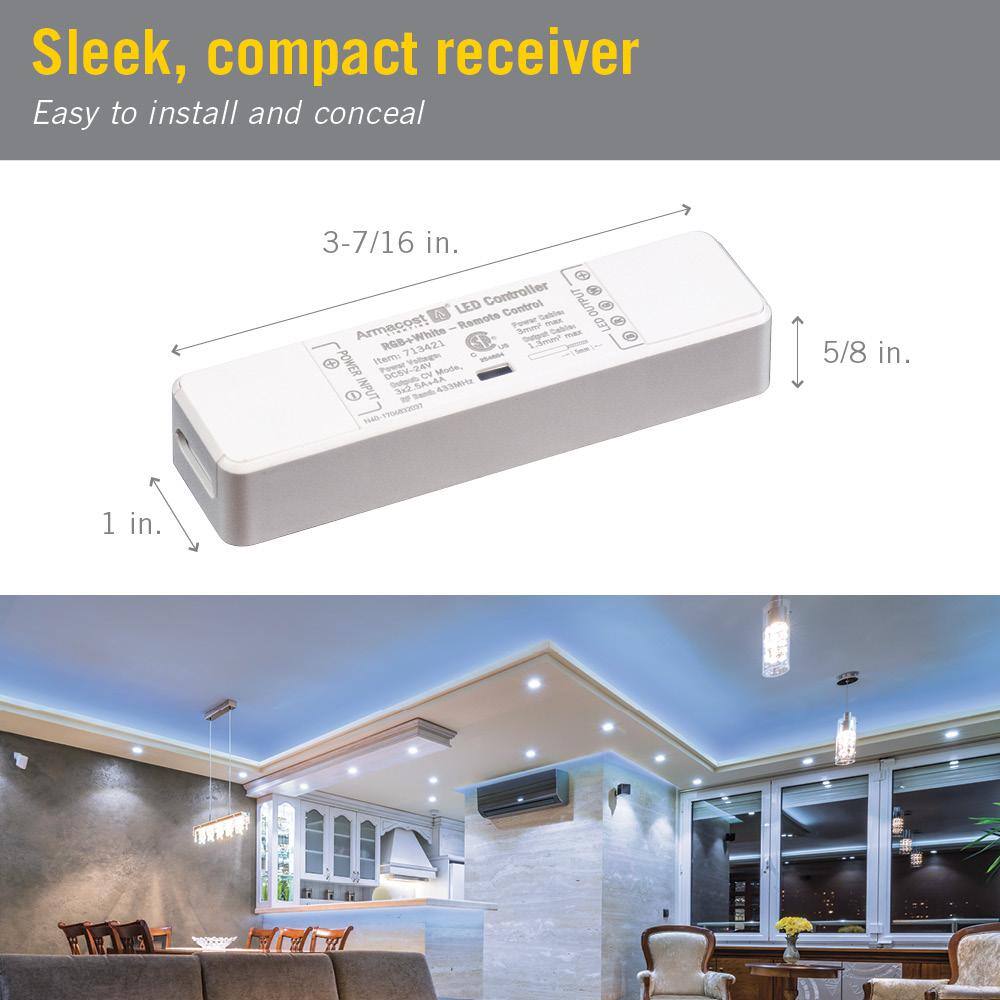 Armacost Lighting ProLine Multi-Color RGB Plus White LED Remote Control