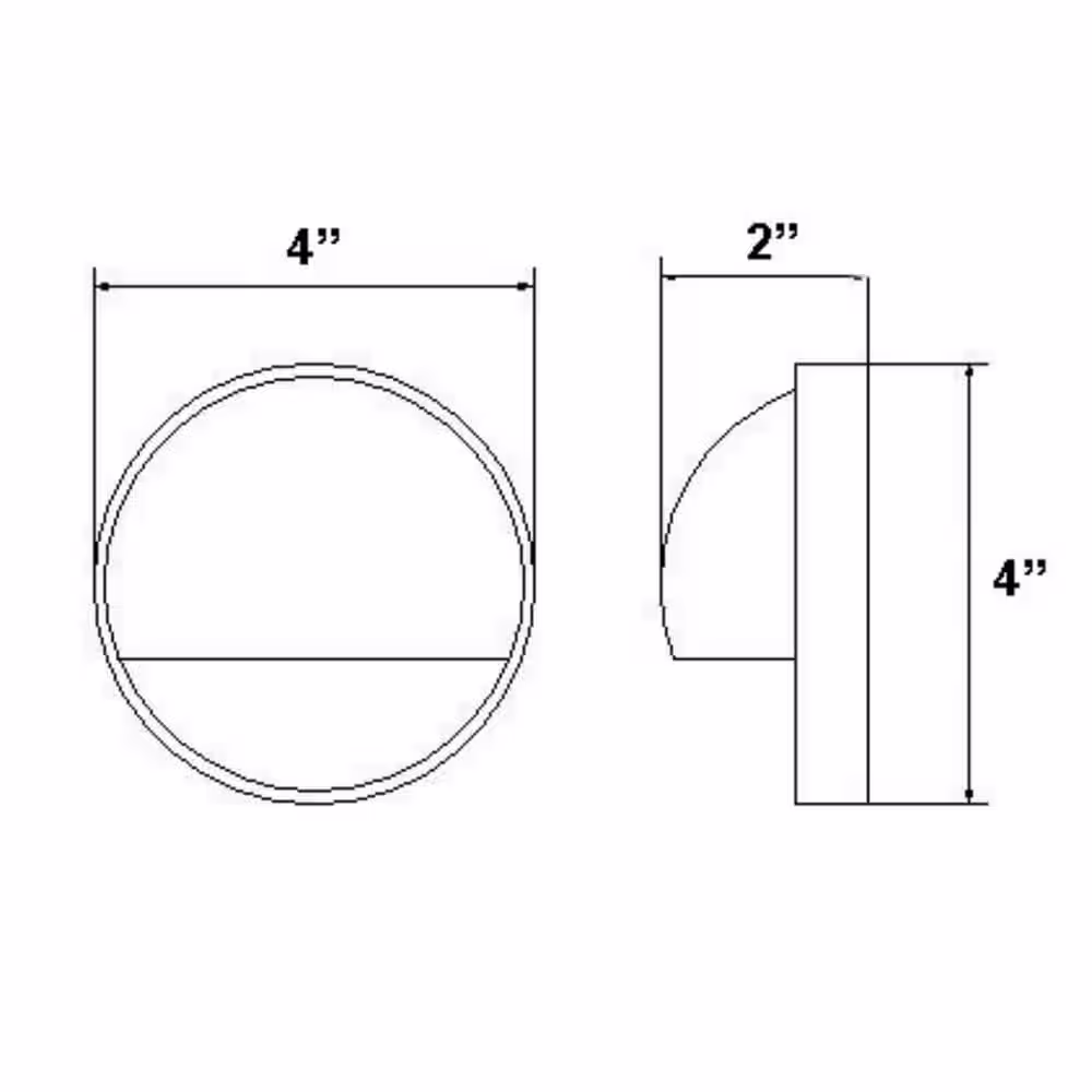 Best Pro Lighting Low Voltage Solid Brass Outdoor Landscape Round Step/Deck Light