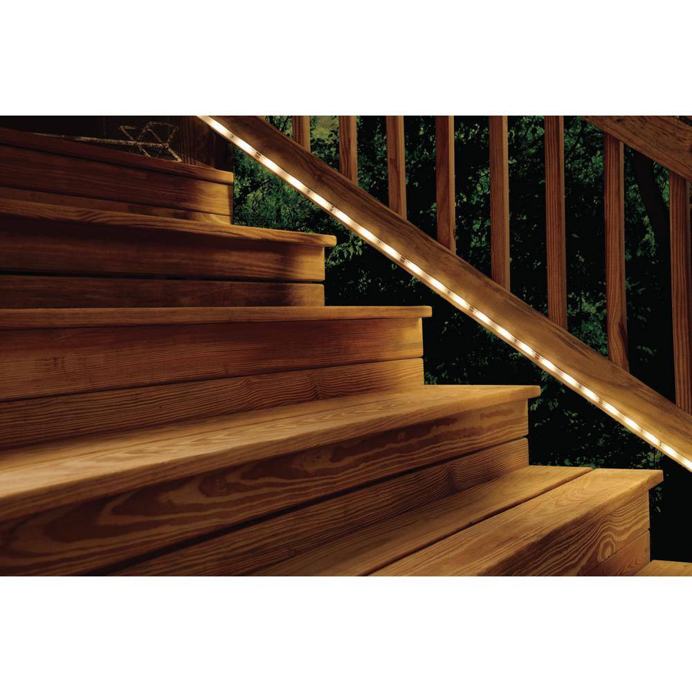 Hampton Bay 5.5-Watt 400LM White Outdoor Integrated LED Landscape Path Light