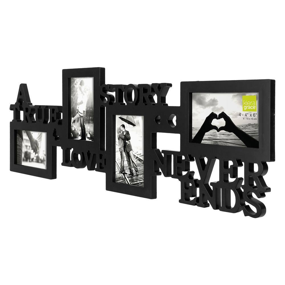 Kiera Grace Collage Frame - True Love, Holds 4 - 4