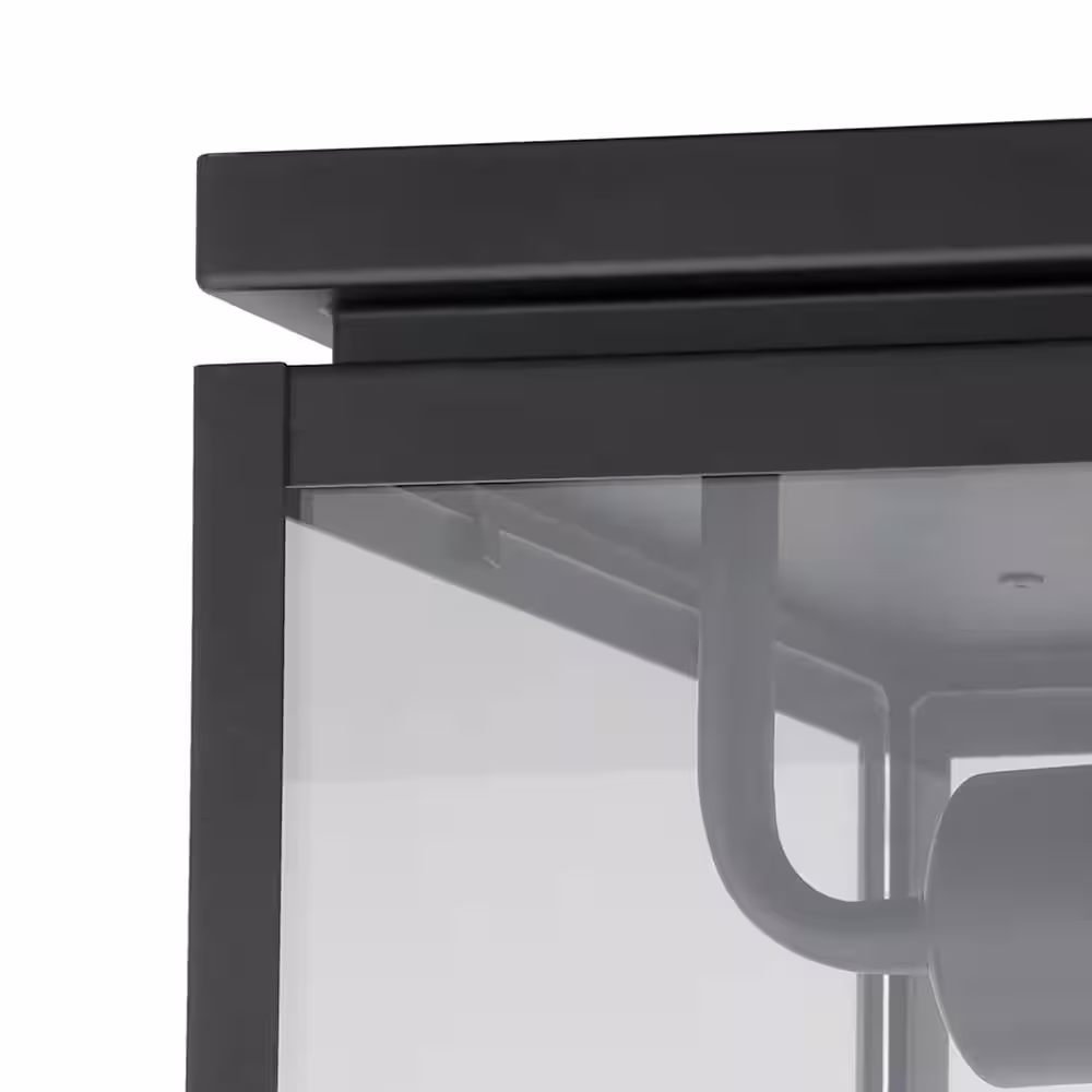 Luminosa Havenridge 13''W FM Matte Black Clear Glass
