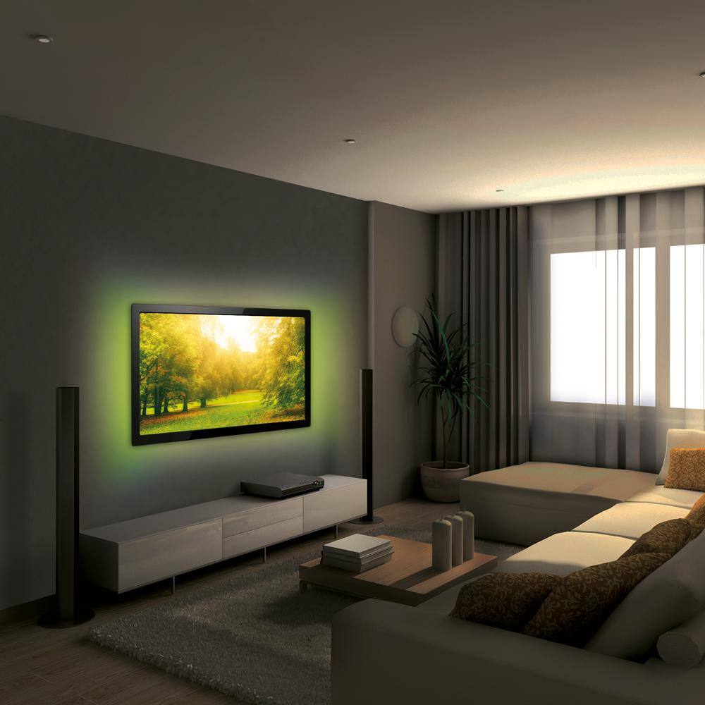 Barkan a Better Point of View Barkan USB Multi Color Mood Light for TV, 2 Strips, Button Operated, Multi color, Reduces Eye Strain