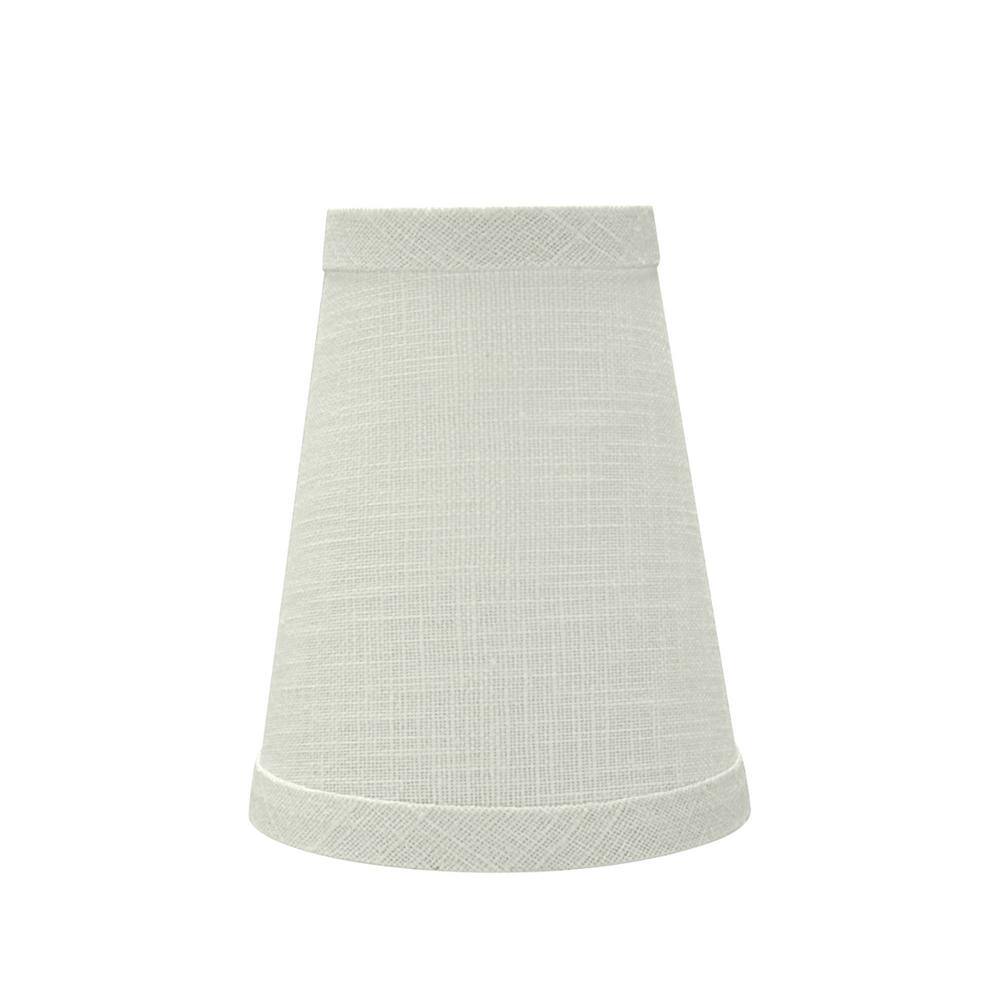 Aspen Creative Corporation 4 in. x 5 in. White Hardback Empire Lamp Shade (2-Pack)