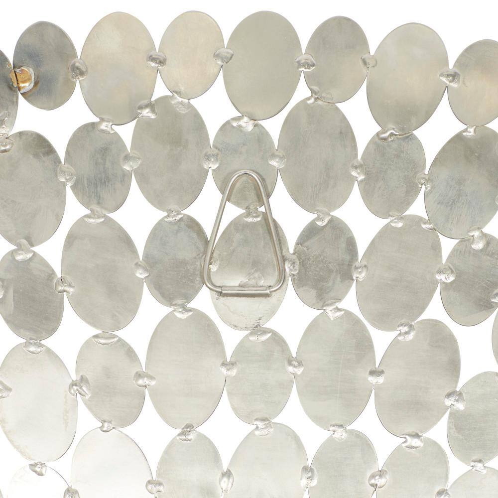Litton Lane Stainless Steel Silver Plate Wall Decor