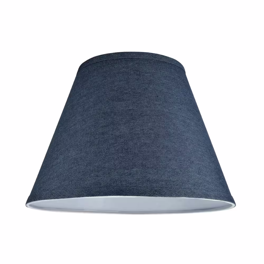 Aspen Creative Corporation 13 in. x 9.5 in. Washing Blue Hardback Empire Lamp Shade