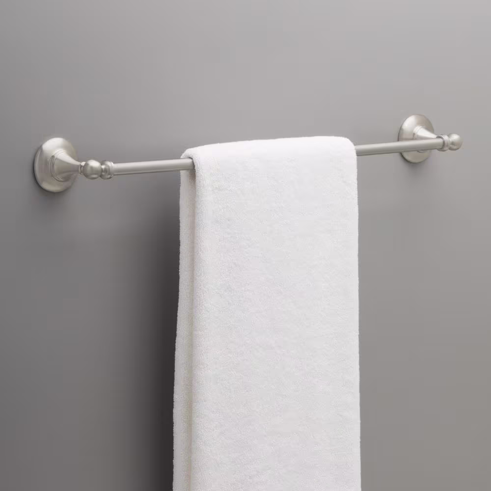Delta Greenwich II 24 in. Towel Bar in SpotShield Brushed Nickel