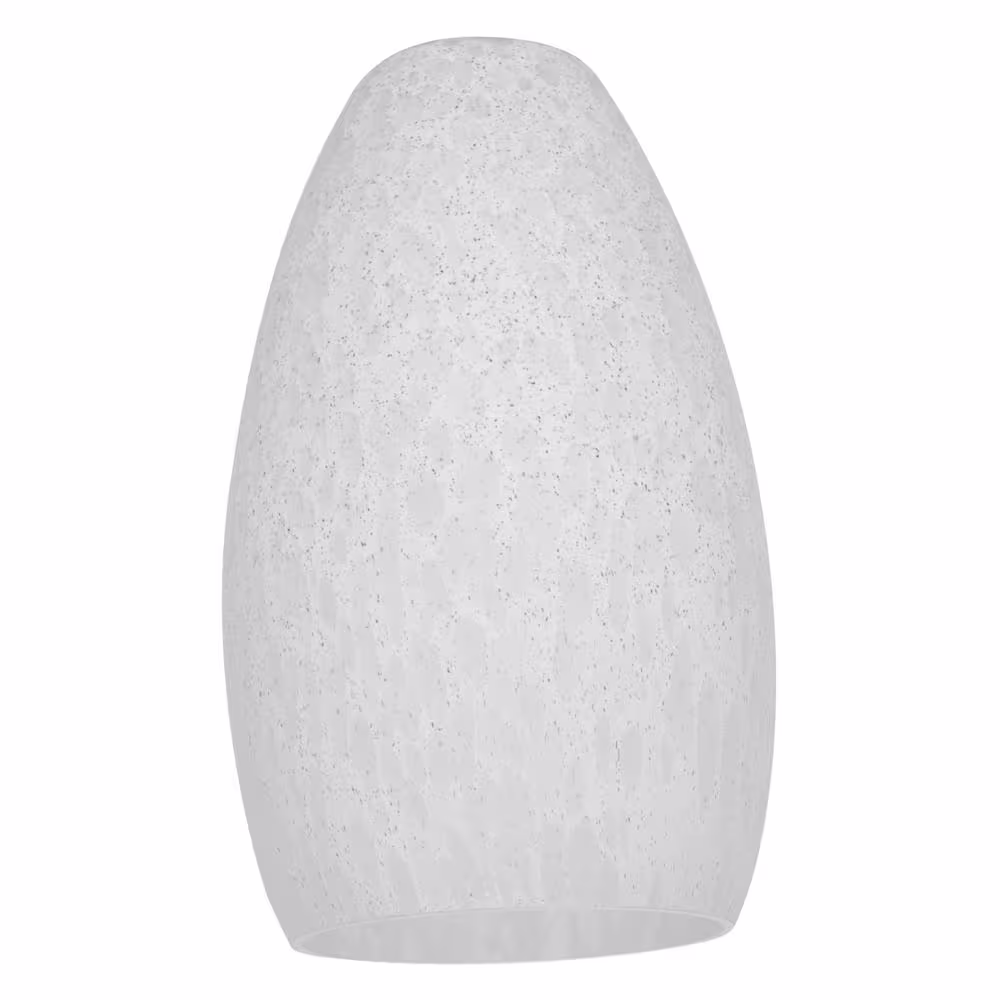 Access Lighting Inari Silk 5 in. White Stone Glass Finish for Indoor Shades