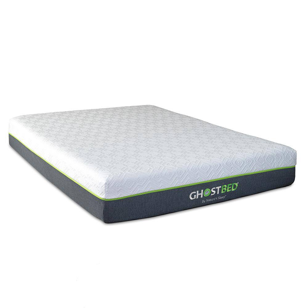 GHOSTBED Eco Breeze Twin XL Medium Firm 12 inch Eco Soy Based Gel Memory Foam Mattress