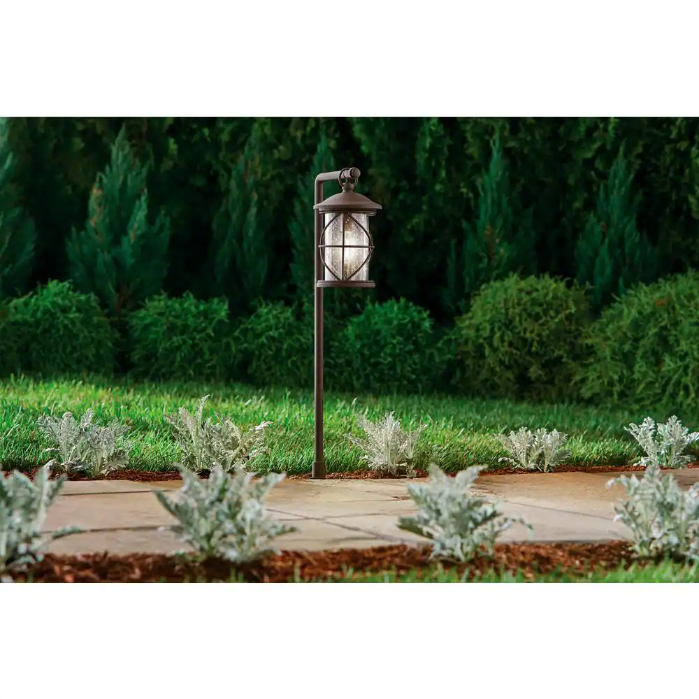 None Athens Low Voltage Rustic Bronze LED Outdoor Landscape Path Light