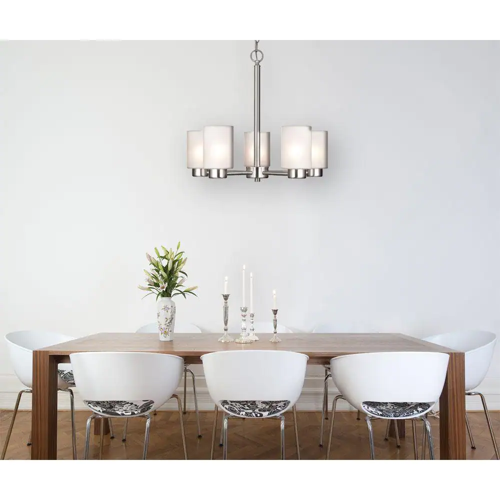 Westinghouse Sylvestre 5-Light Brushed Nickel Chandelier