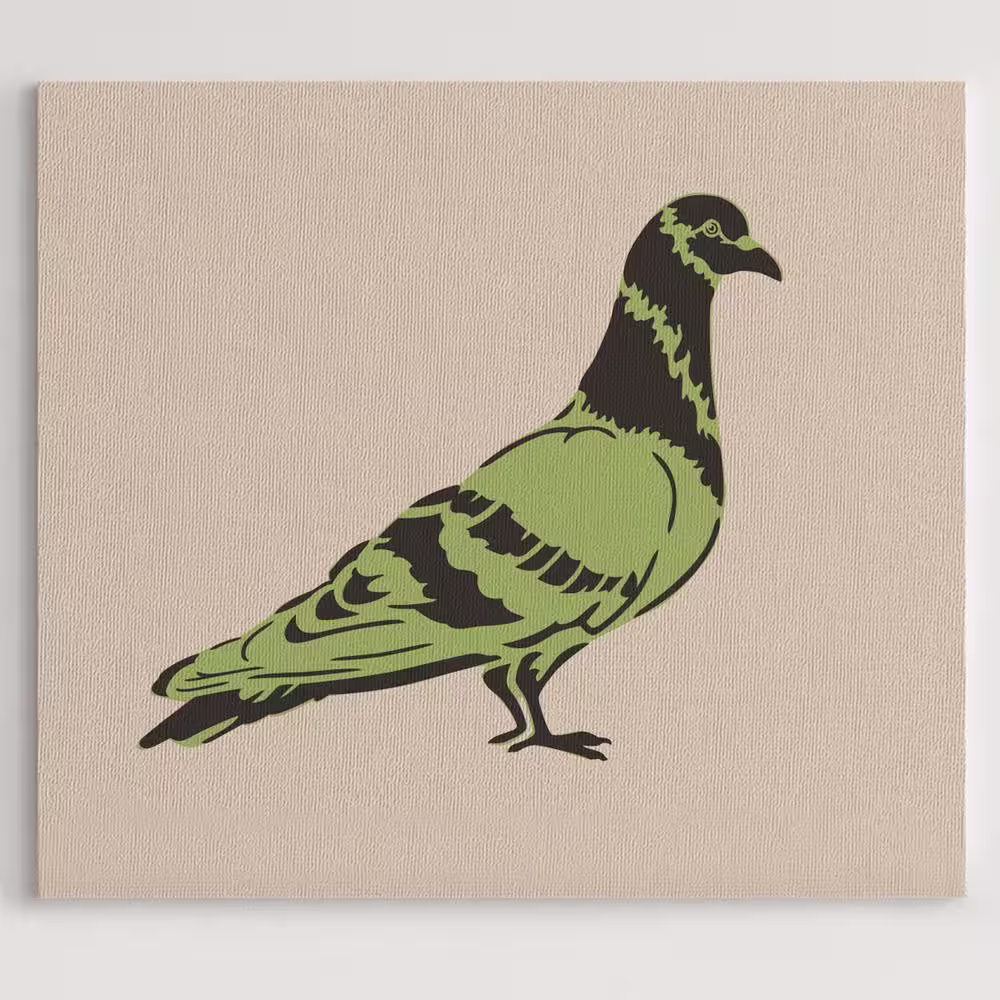 Stencil1 Pigeon 2 Layer Stencil