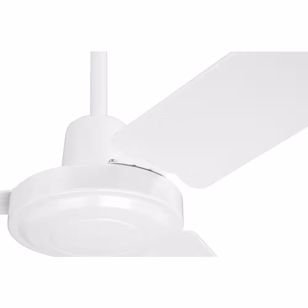 CRAFTMADE Utility 56 in. 4 Speed Downrod Mount Heavy-Duty White Finish Ceiling Fan with Wall Control Included