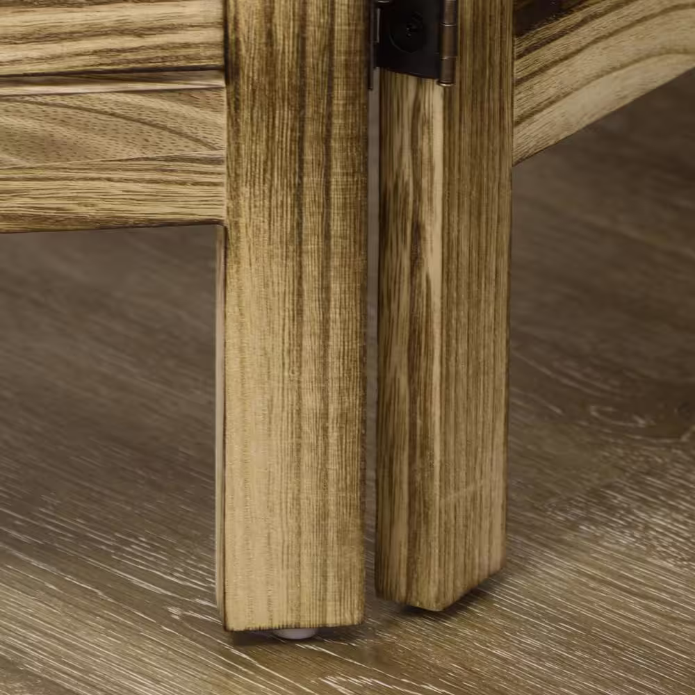 HOMCOM 3-Panel Room Divider, 5.5 ft. Tall Wood Indoor Portable Folding Privacy Screens, Brown