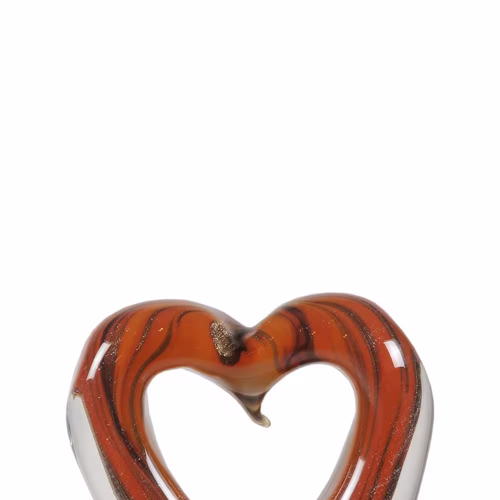 Dale Tiffany Rossa Heart Handcrafted Art Glass Figurine
