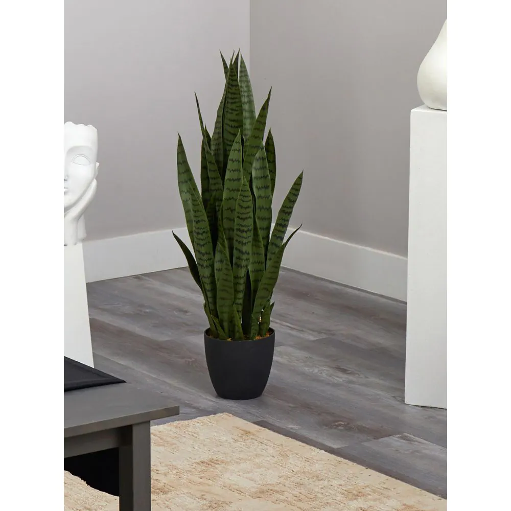 Nearly Natural Indoor 38 in. Sansevieria Artificial Plant