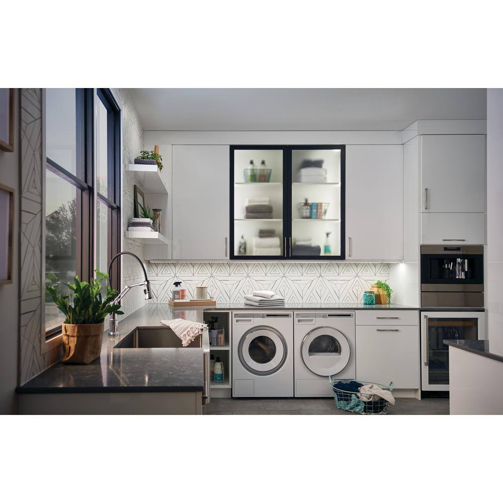 KICHLER 4U Series 8 in. 3000K LED Textured White Under Cabinet Light with Frosted Diffuser