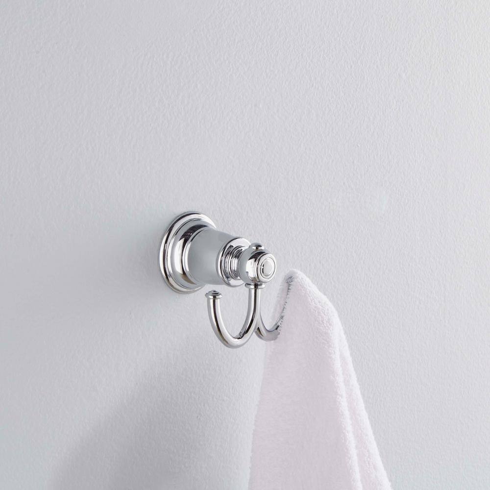 MOEN Kingsley Double Robe Hook in Chrome