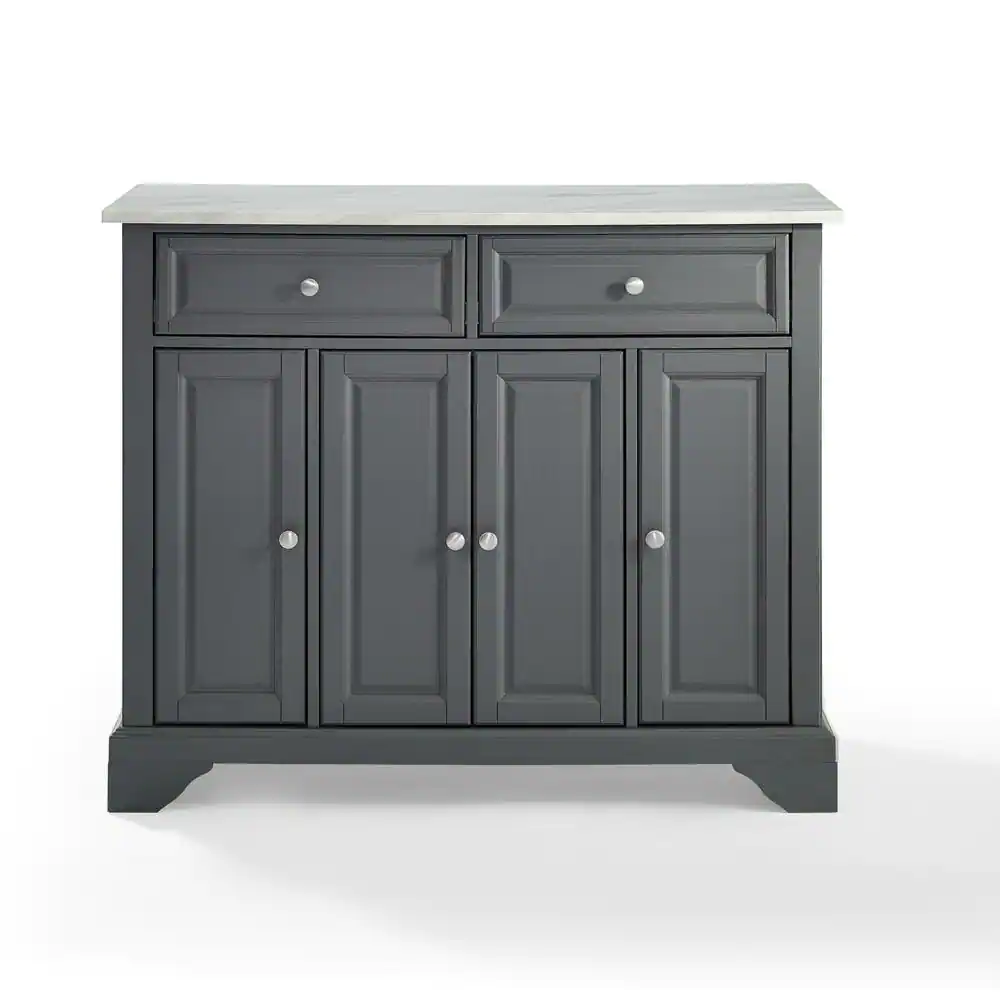 CROSLEY FURNITURE Avery Grey Kitchen Island