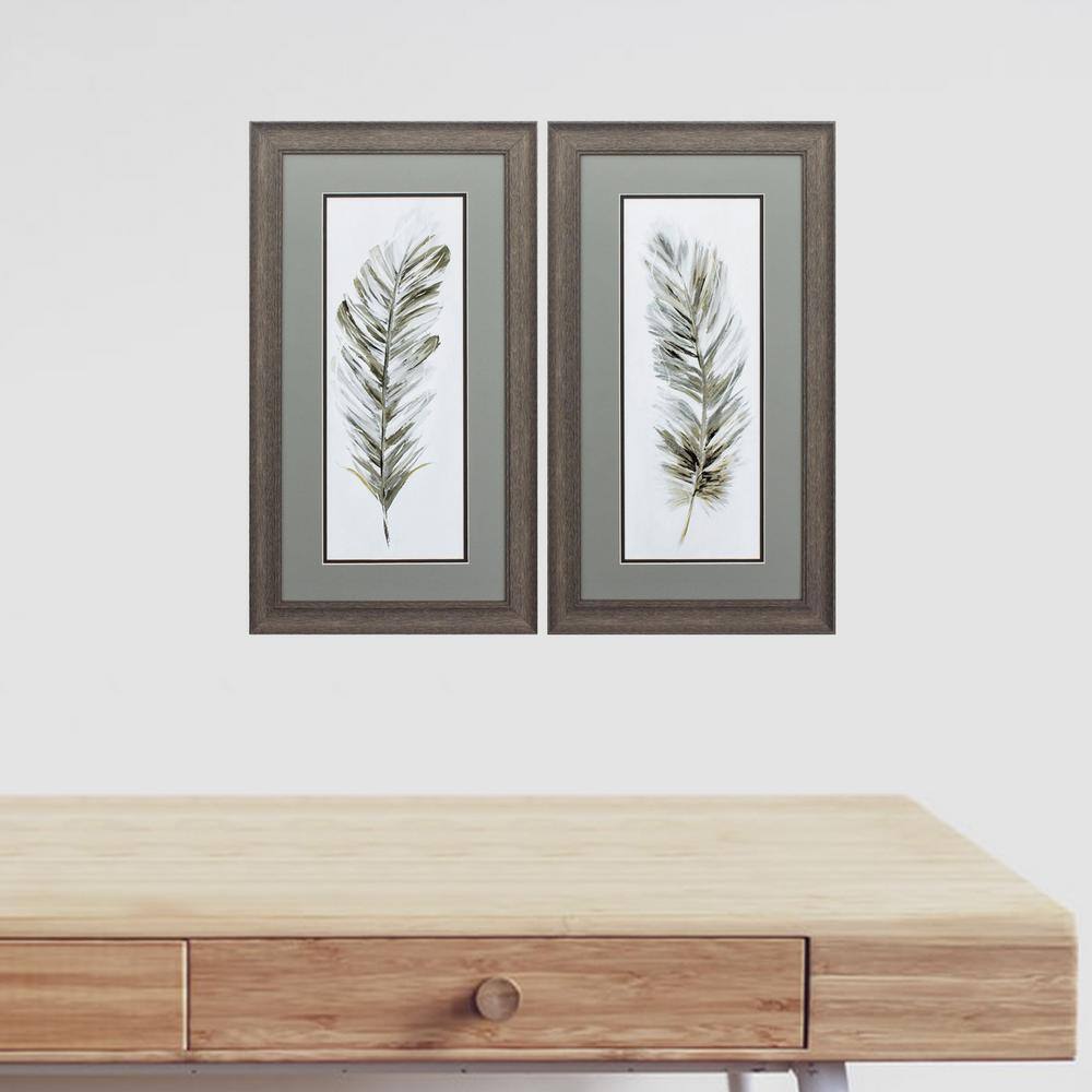 HomeRoots Victoria 8 in. x 10 in. Distressed Wood Toned Gallery Frame ( Set of 2 )