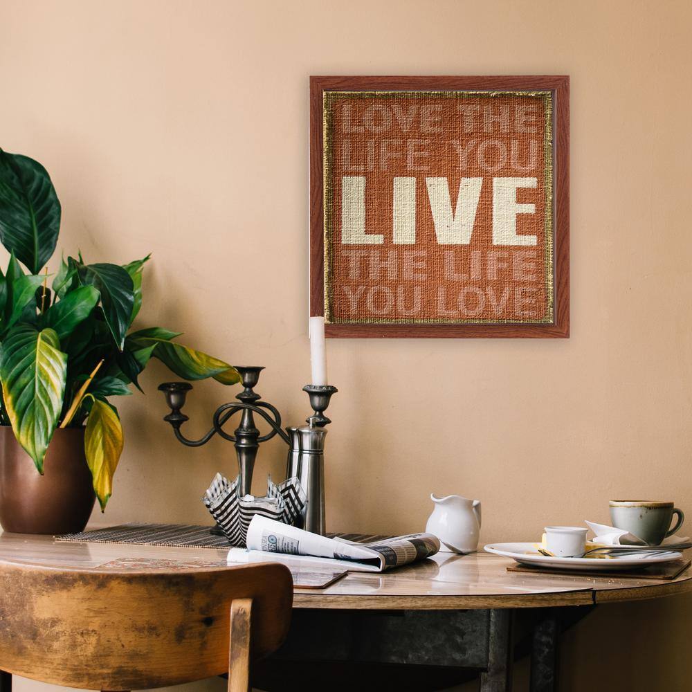 None 12 in. x 12 in. Brown Square Shadow Box Picture Frame (Set of 4)