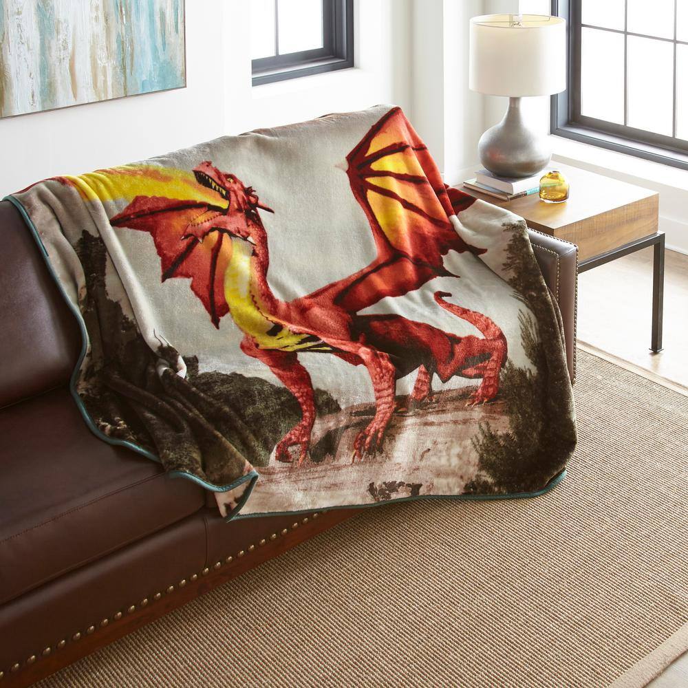 None Dragon Hi Pile Luxury 60X80 Oversized Throw