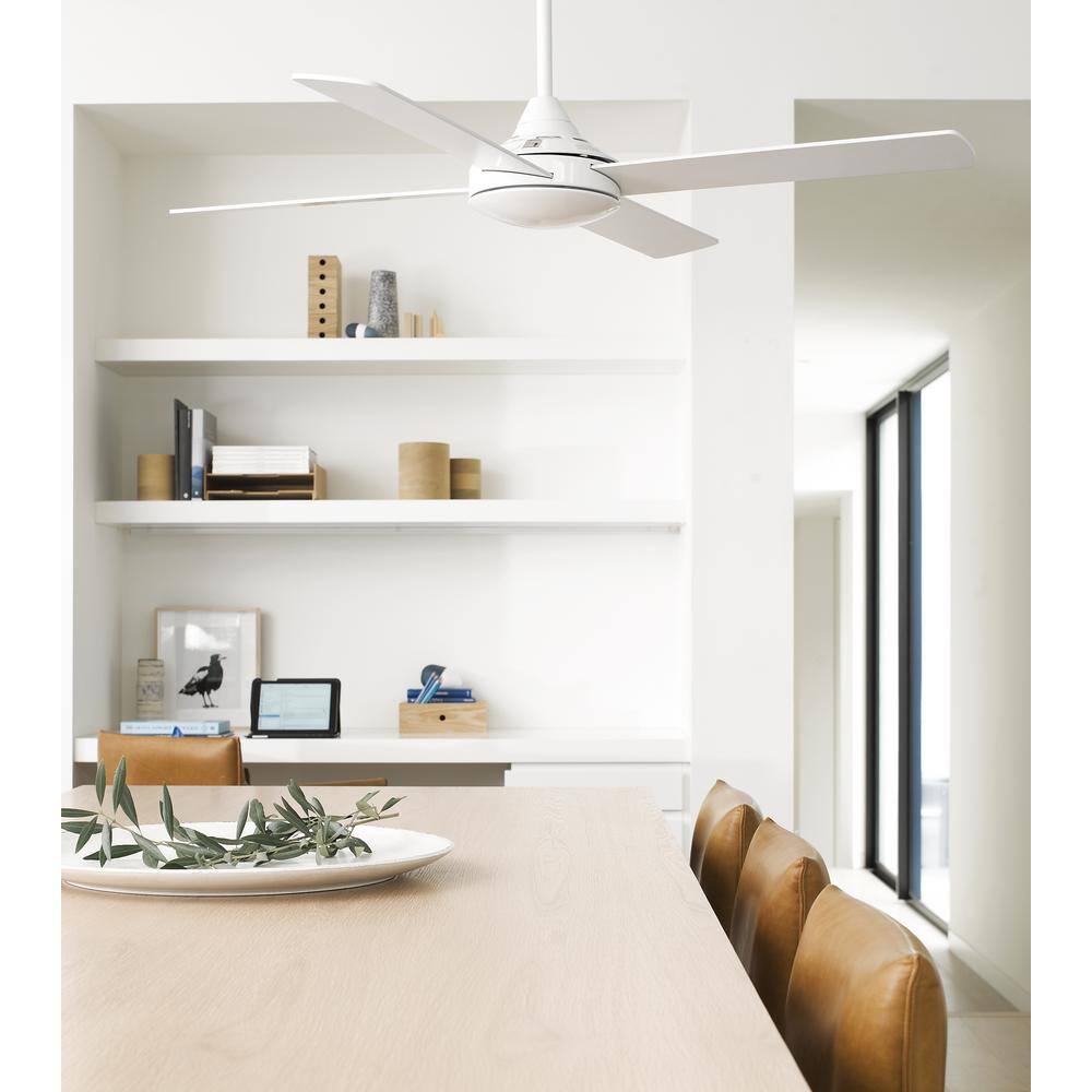 Lucci Air Airlie II White 52 in. with Remote Ceiling Fan