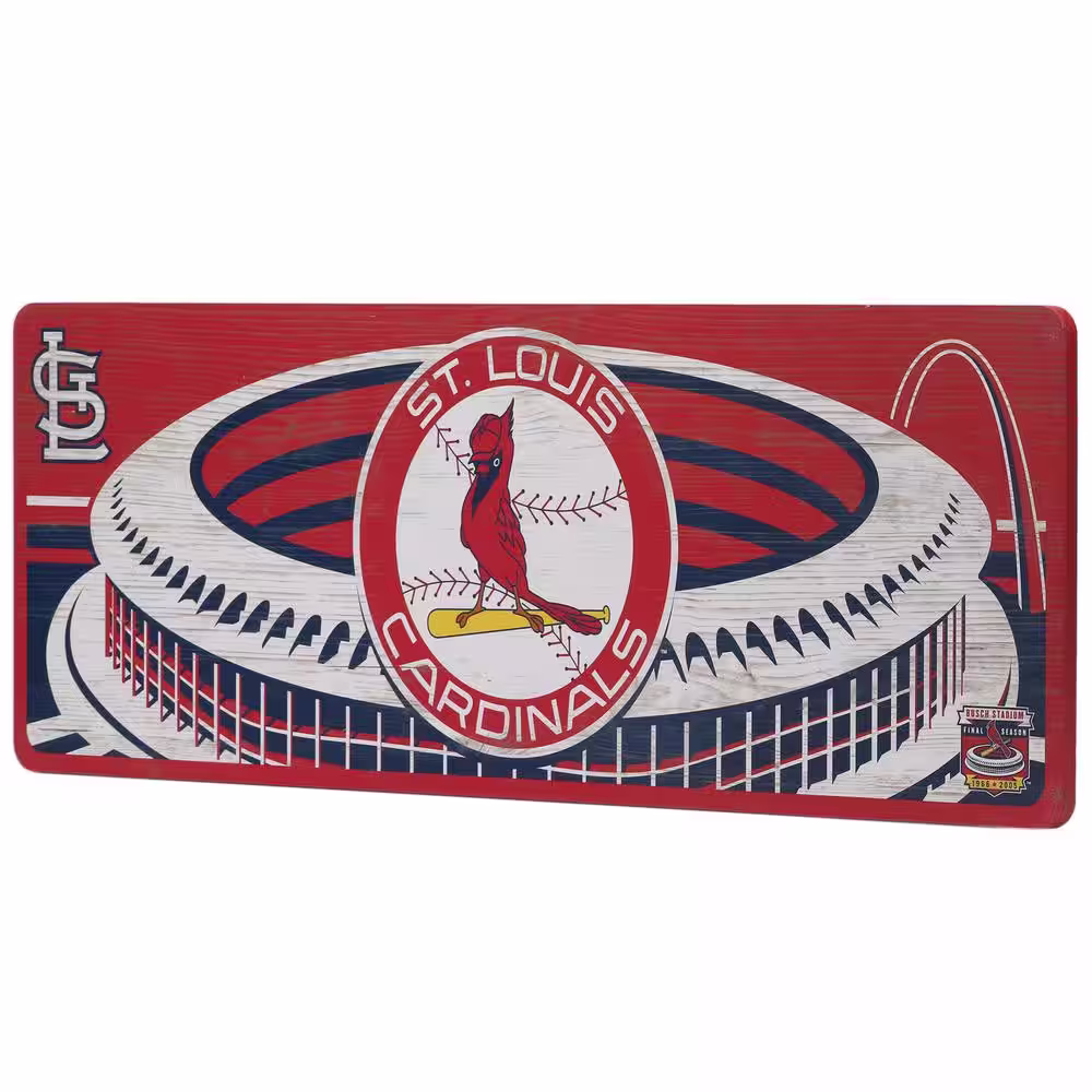 Open Road Brands St. Louis Cardinals MDF Wooden Wall Art