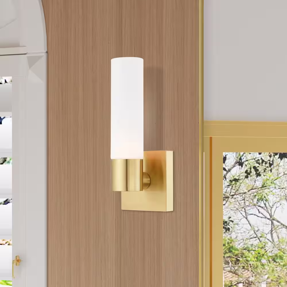 AVIANCE LIGHTING Aspen 1 Light Satin Brass ADA Wall Sconce