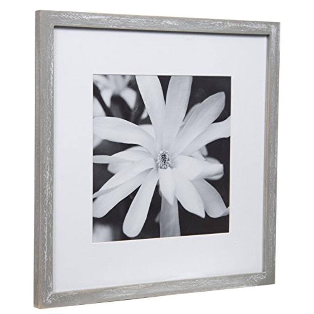 None 8 in. x 8 in. Grey wash Picture Frame Gallery Wall Frame 9 Count