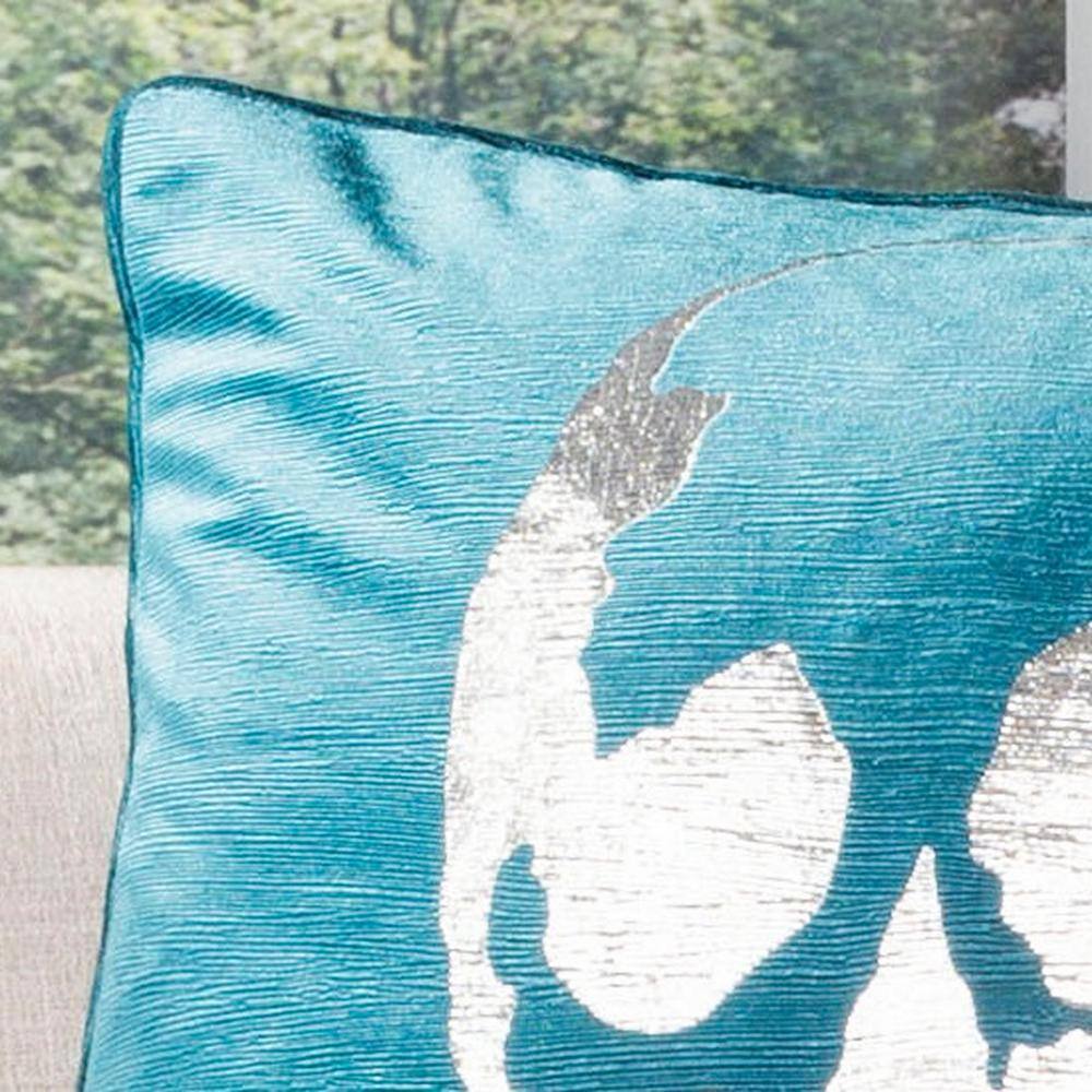 SAFAVIEH Romey Skull Dark Green 20 in. x 20 in. Throw Pillow