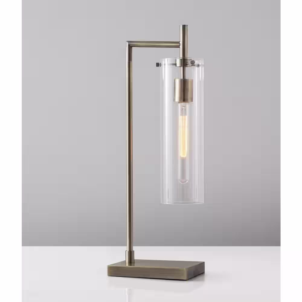 Adesso Dalton 24 in. Brass Table Lamp