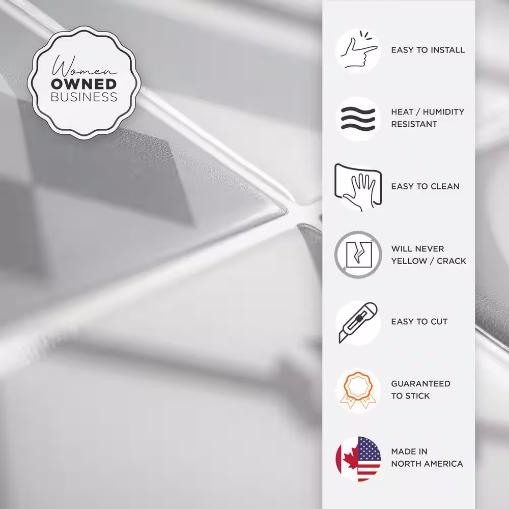 smart tiles Vintage Gallo Gray 9 in. x 9 in. Vinyl Peel and Stick Tile (2.36 sq. ft./4-pack)