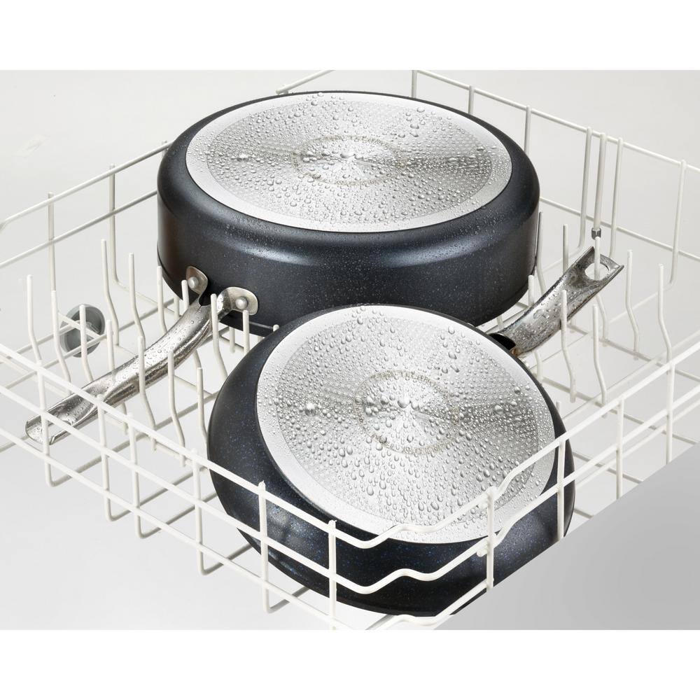 T-fal HeatMaster 5 qt. Non-Stick Aluminum Jumbo Cooker with Lid, Black