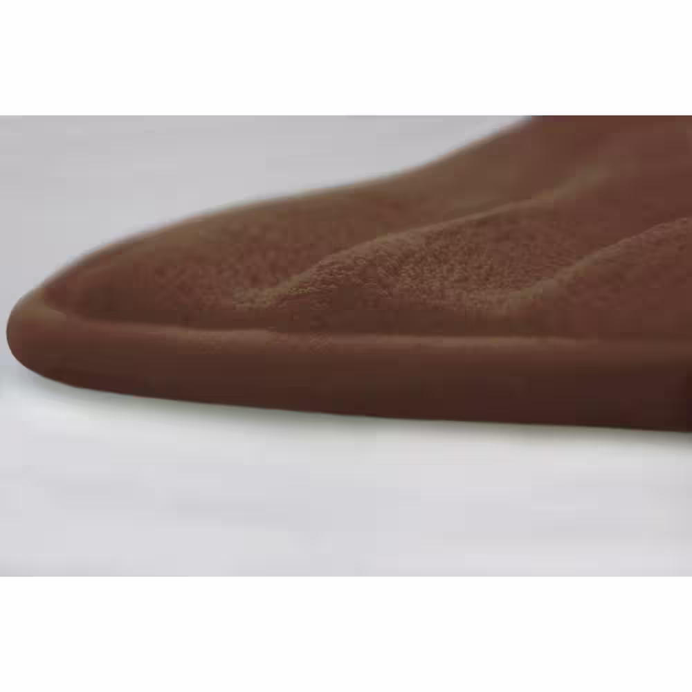 BounceComfort Waves Mocha 20 in. x 32 in. Memory Foam Bath Mat