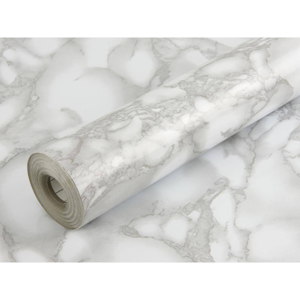 Fablon Marble White Adhesive Film