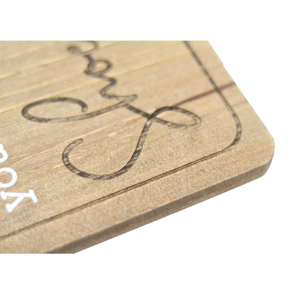 None Please Remove Your Shoes Wood Wall Decorative Sign