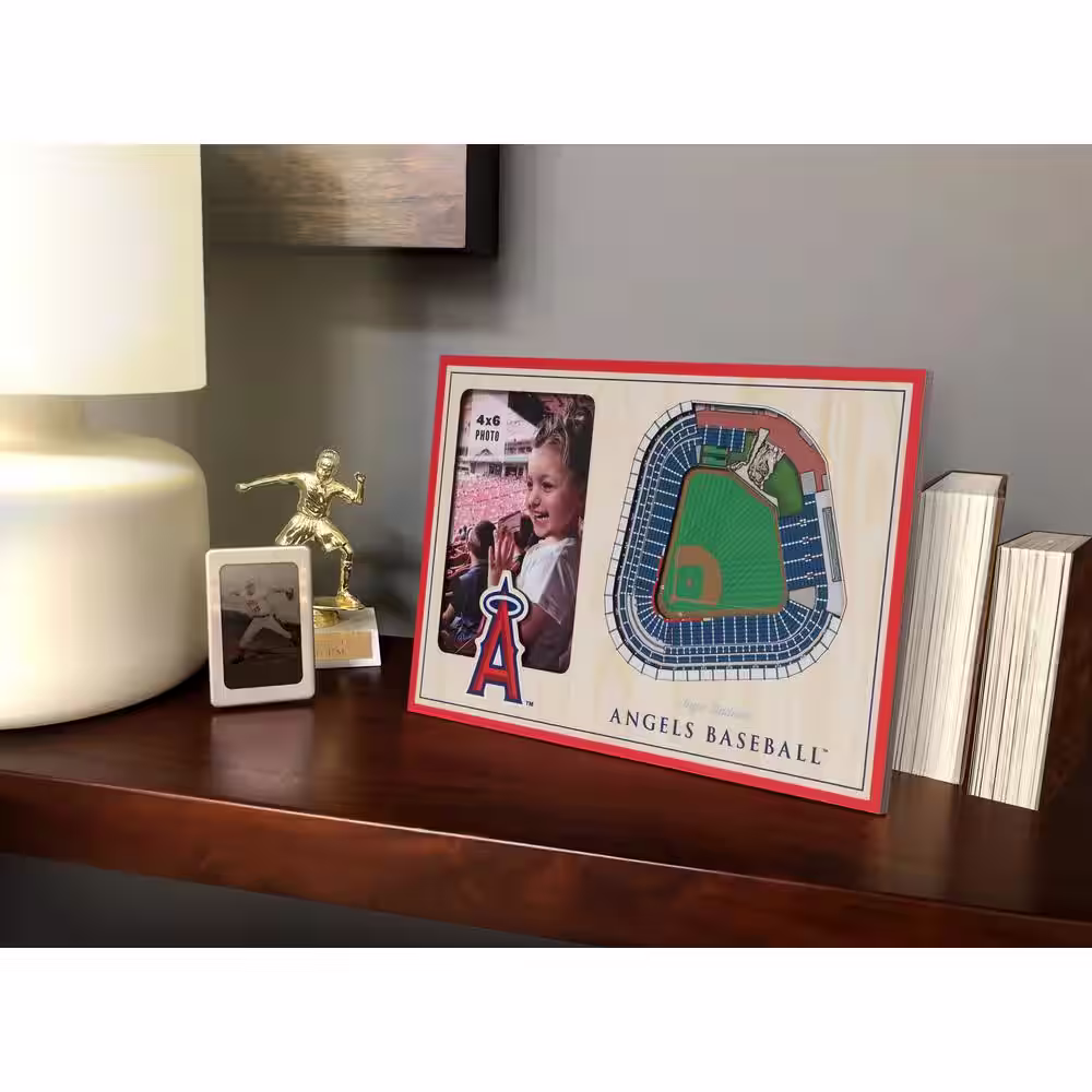 YouTheFan MLB Los Angeles Angels 3D StadiumView Picture Frame - Angel Stadium