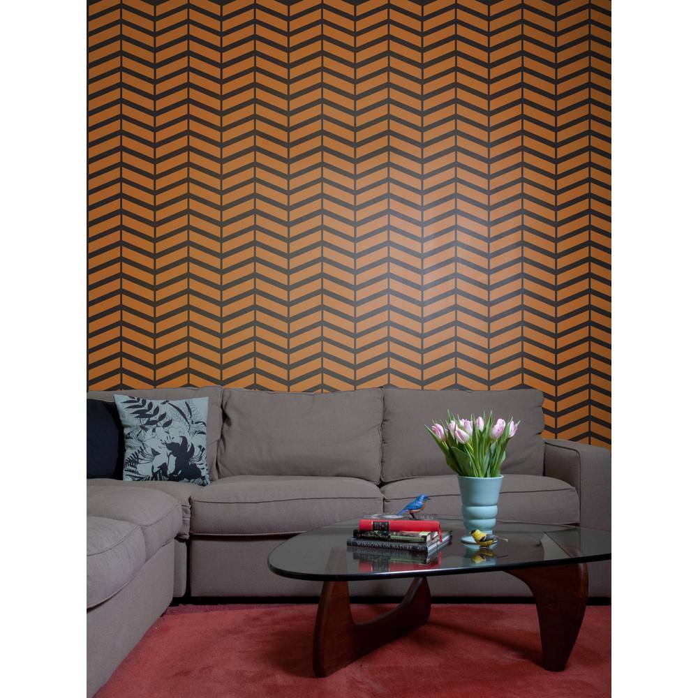 Stencil1 Chevron With Break Pro Stencil