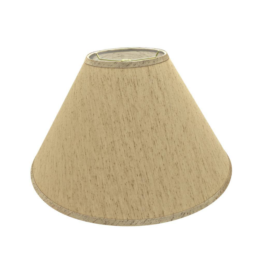 Aspen Creative Corporation 20 in. x 12.5 in. Yellowish Brown Hardback Empire Lamp Shade