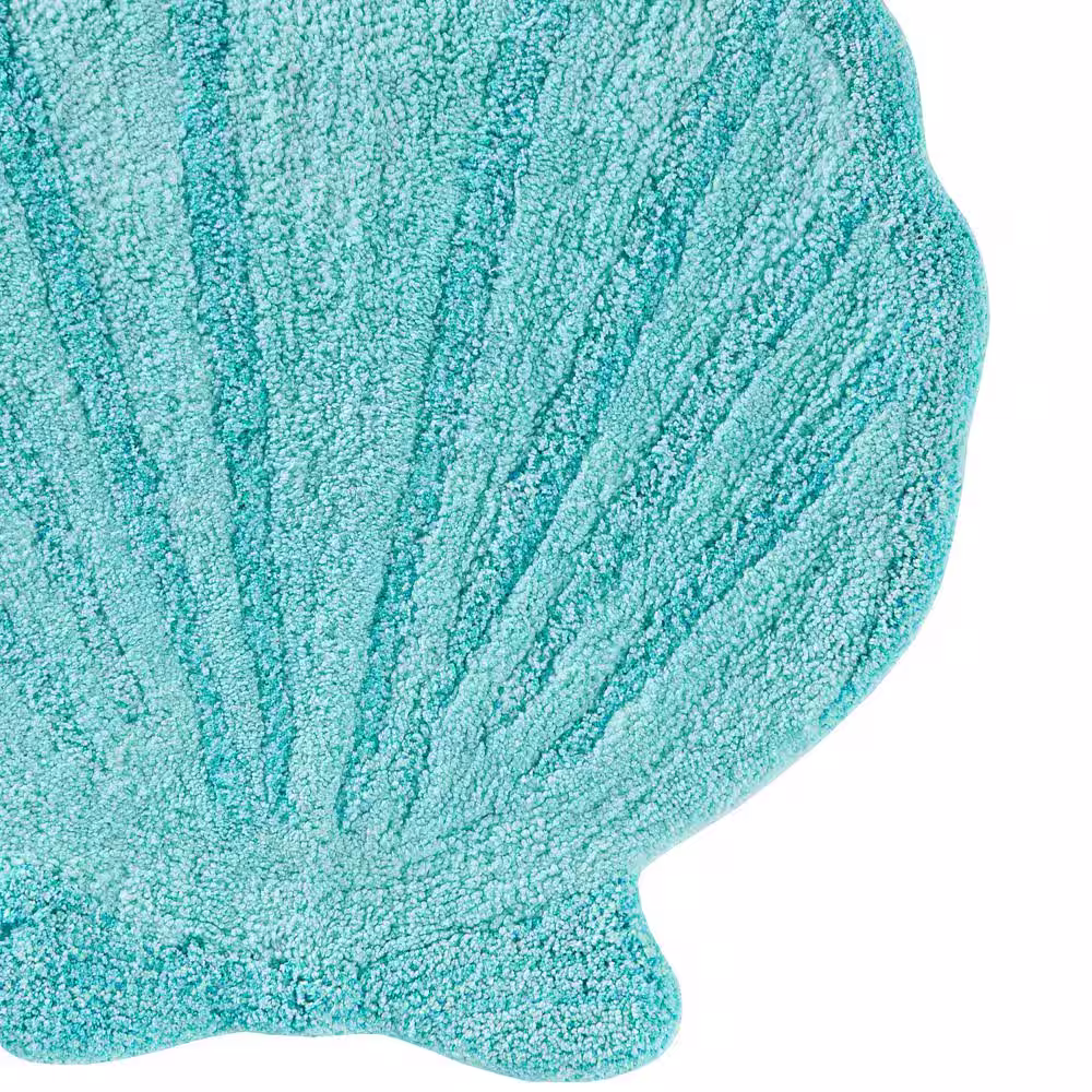 SKL HOME 25 in. x 24 in. South Seas Bath Rug, Aqua