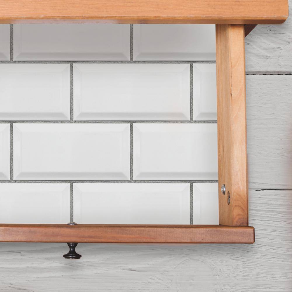 RoomMates White and Grey Subway Tile Giant Wall Decals