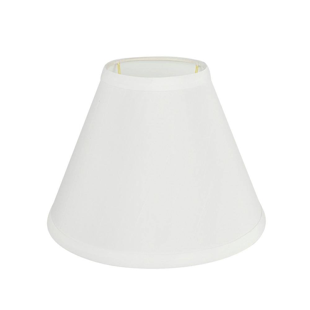 Aspen Creative Corporation 11 in. x 7 in. White Hardback Empire Lamp Shade