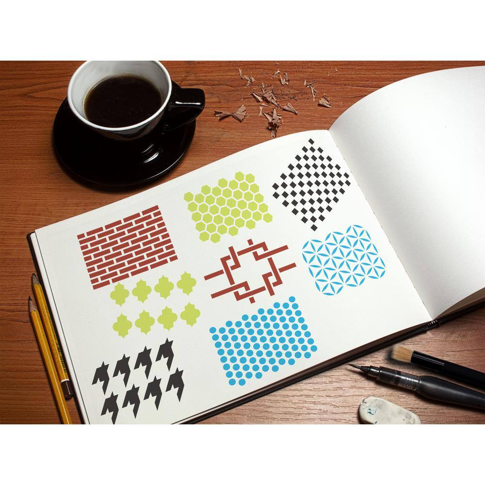 Stencil1 Pattern Stencil (8-Pack)