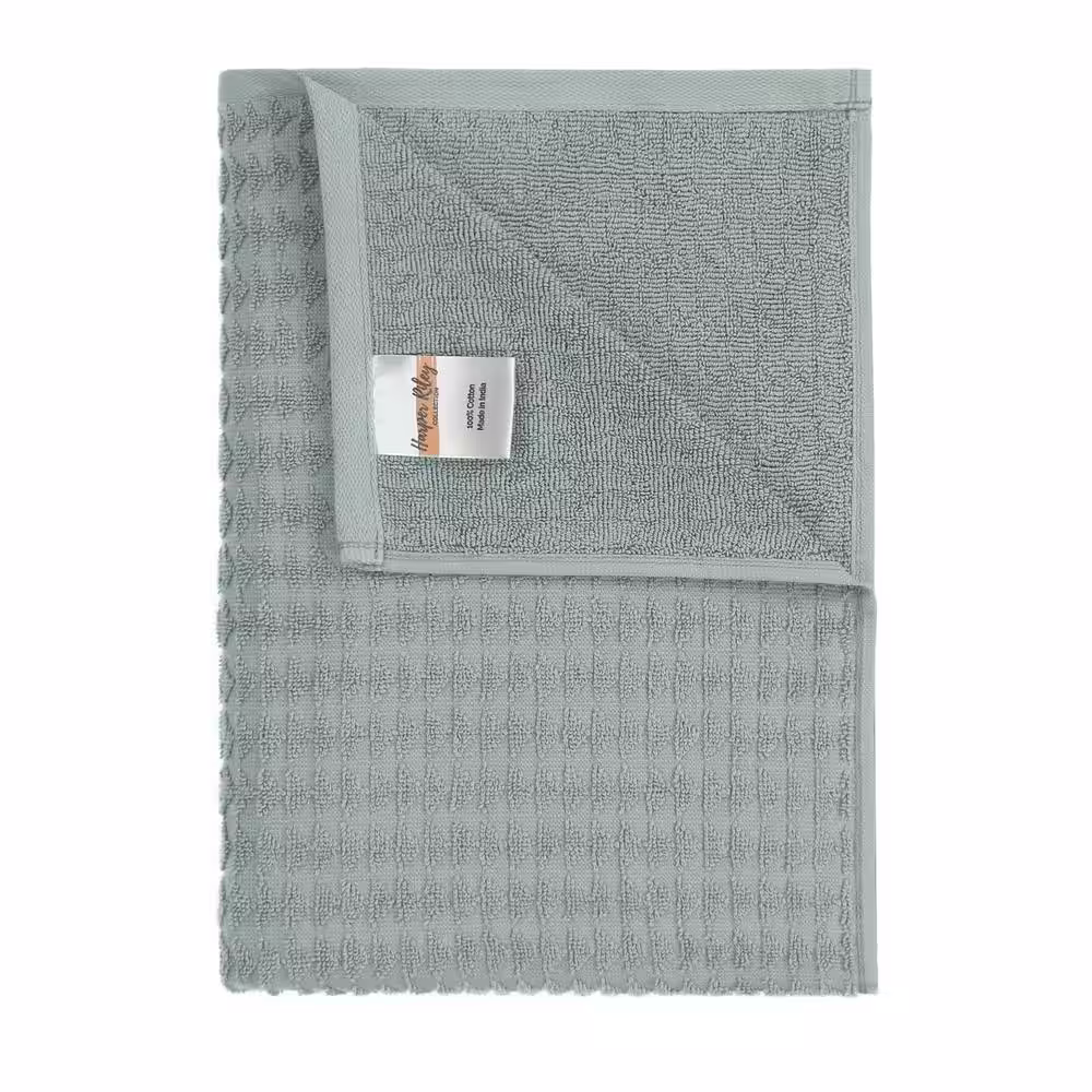 None Brayson 6-Piece Jadelite Textured Cotton Bath Towel Set