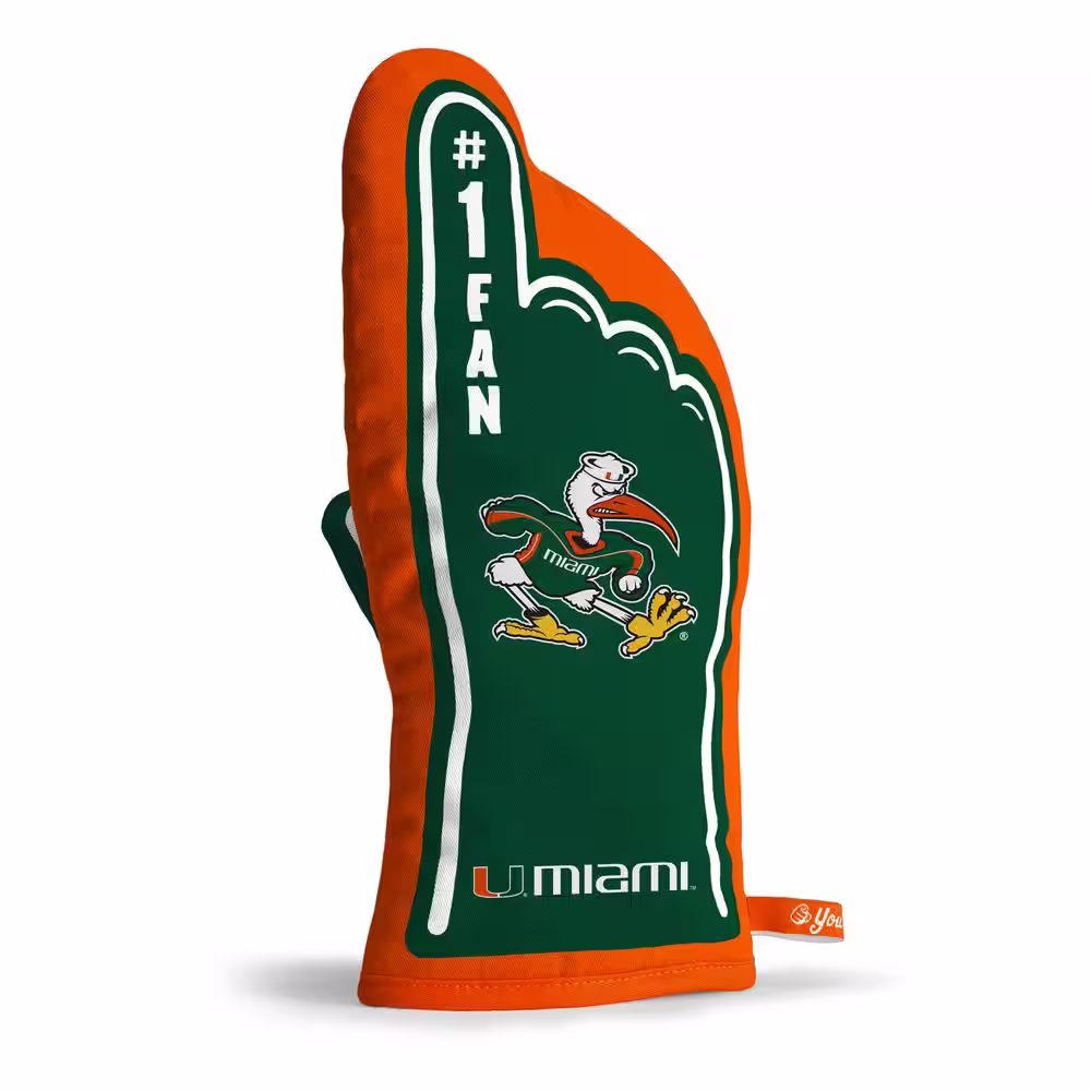 YouTheFan Miami Hurricanes #1 Oven Mitt